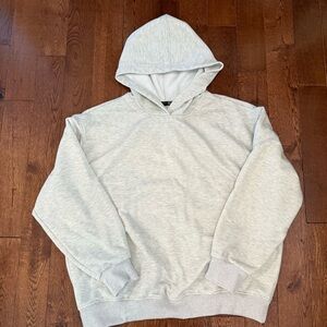 Dazy oversized hoodie in light grey size M